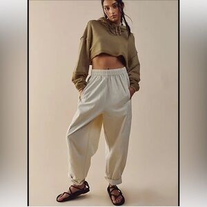 NWT Free People Preppy Poplin Trousers